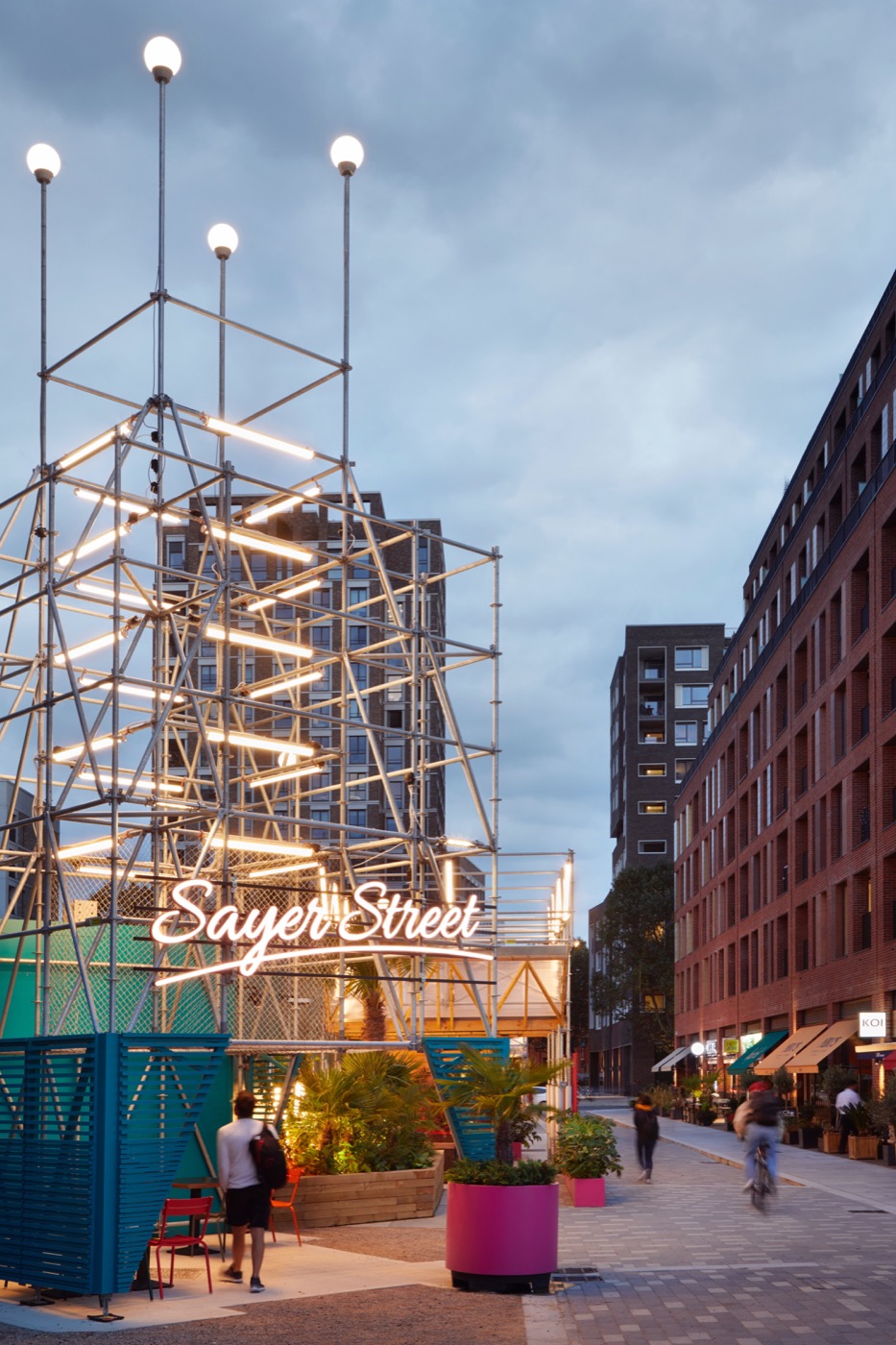 伦敦 Elephant Park 绿色空间重生 | Sayer Street 与 The Meadow-6