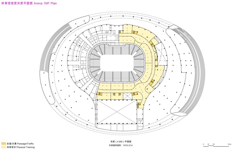 大湾区体育中心丨中国广州丨扎哈·哈迪德建筑事务所,广东省建筑设计研究院-100