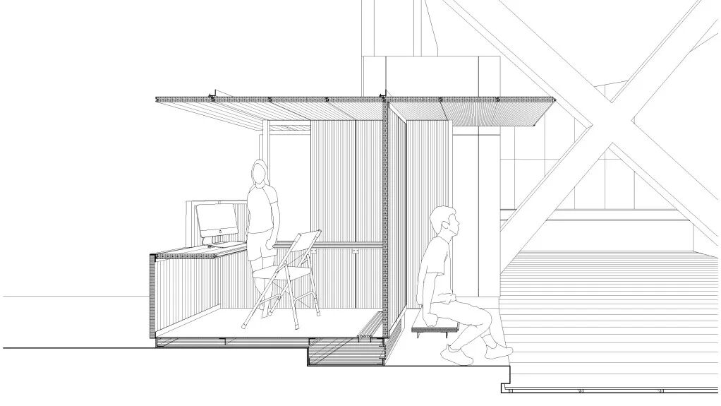 屋顶聚落｜“我们的目光：艺术、人类学与亚洲映像”空间展陈设计-105