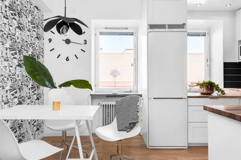 瑞典 43 平米灰色图形设计工作室-5