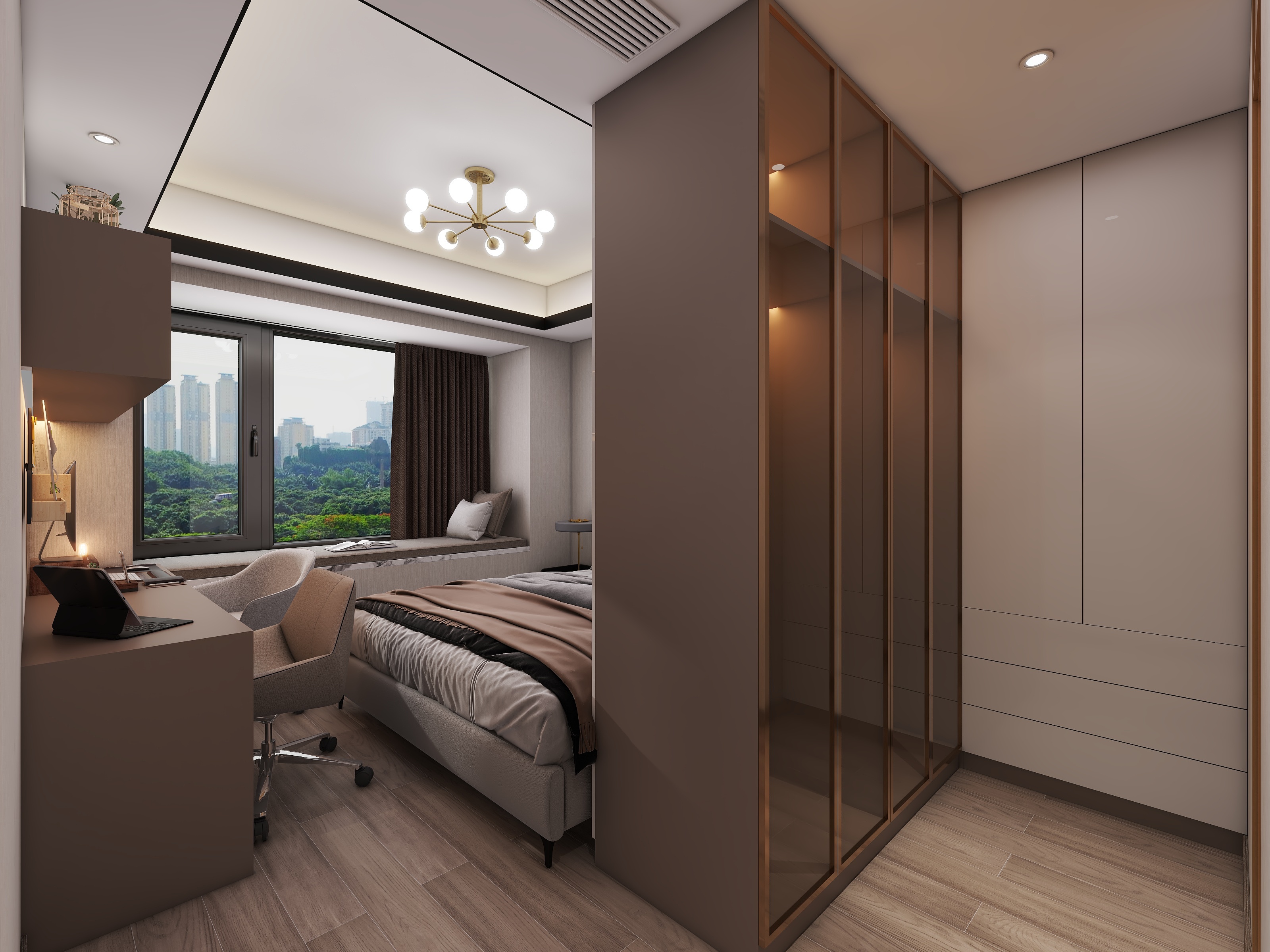 四川成都龙光天瀛（117平方现代简约四居室）-32