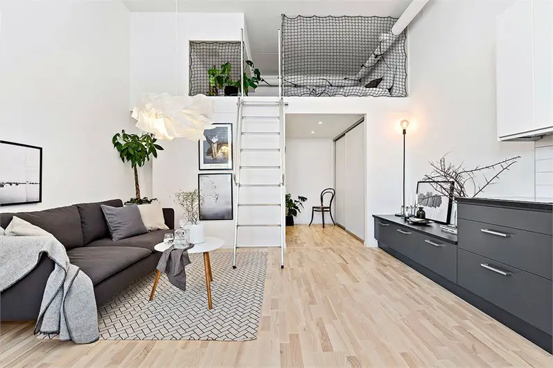 巧妙设计 | 公寓卧室变空中阁楼-6