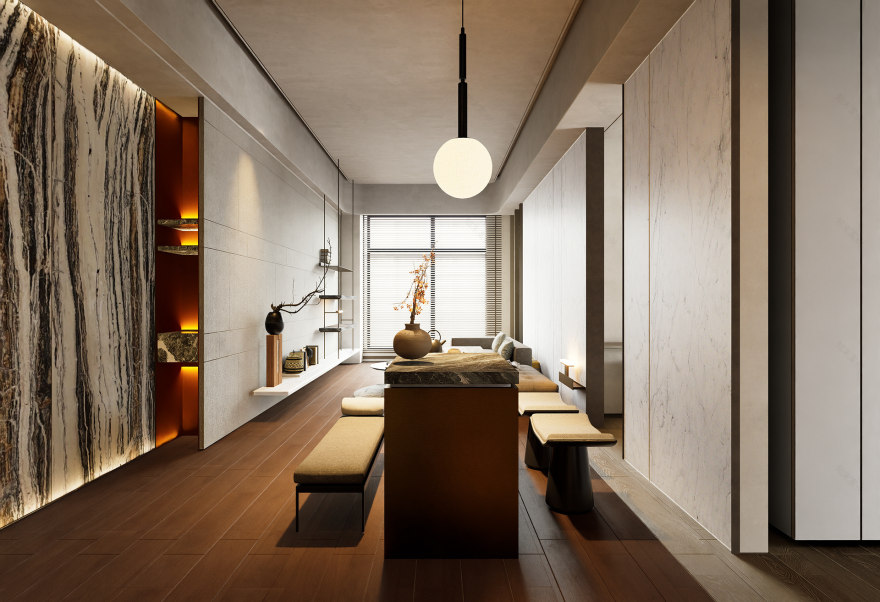 琢光石境・城市靜奢居,弧影棲所・城市輕奢私寓丨中国台湾丨藍雅設計事務所-30