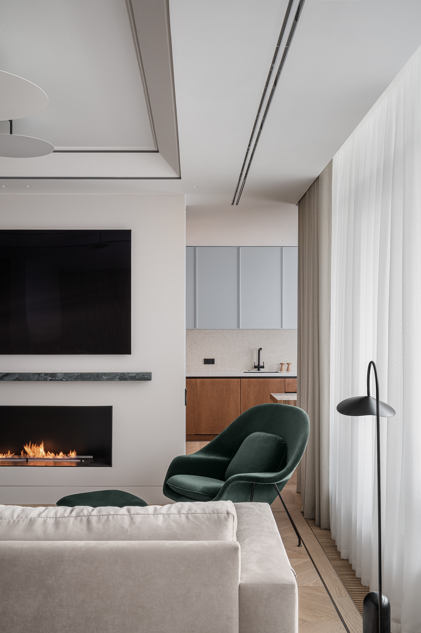 乌克兰基辅 200㎡复式住宅设计-23