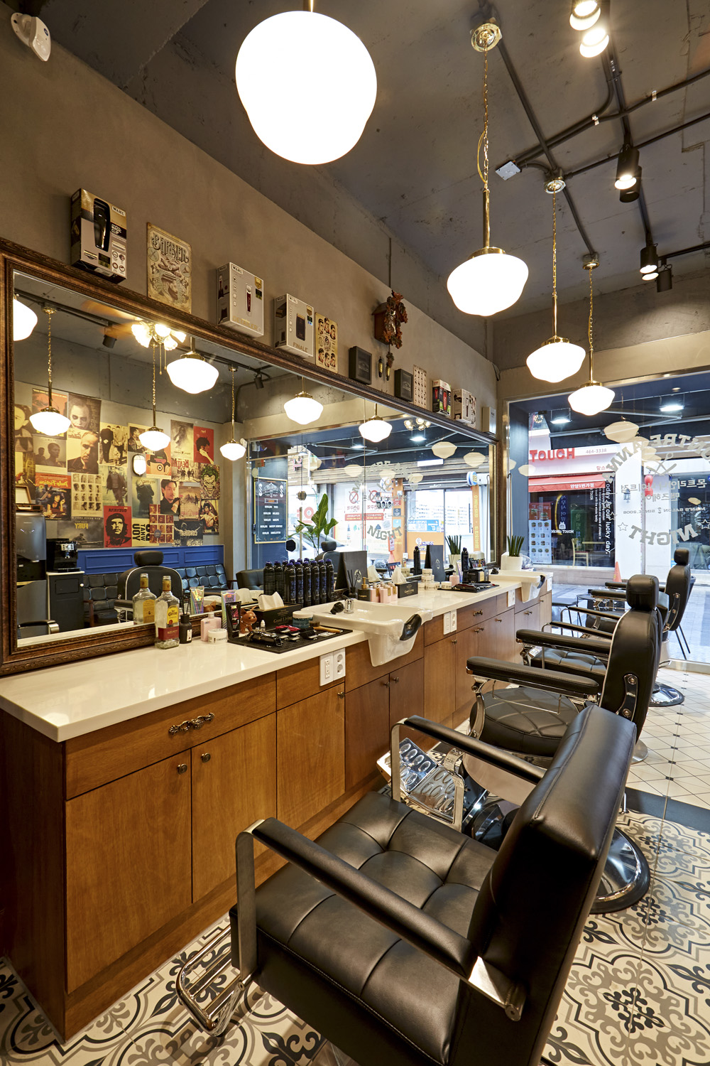 时尚男性专业美容室设计，打造独特氛围-9