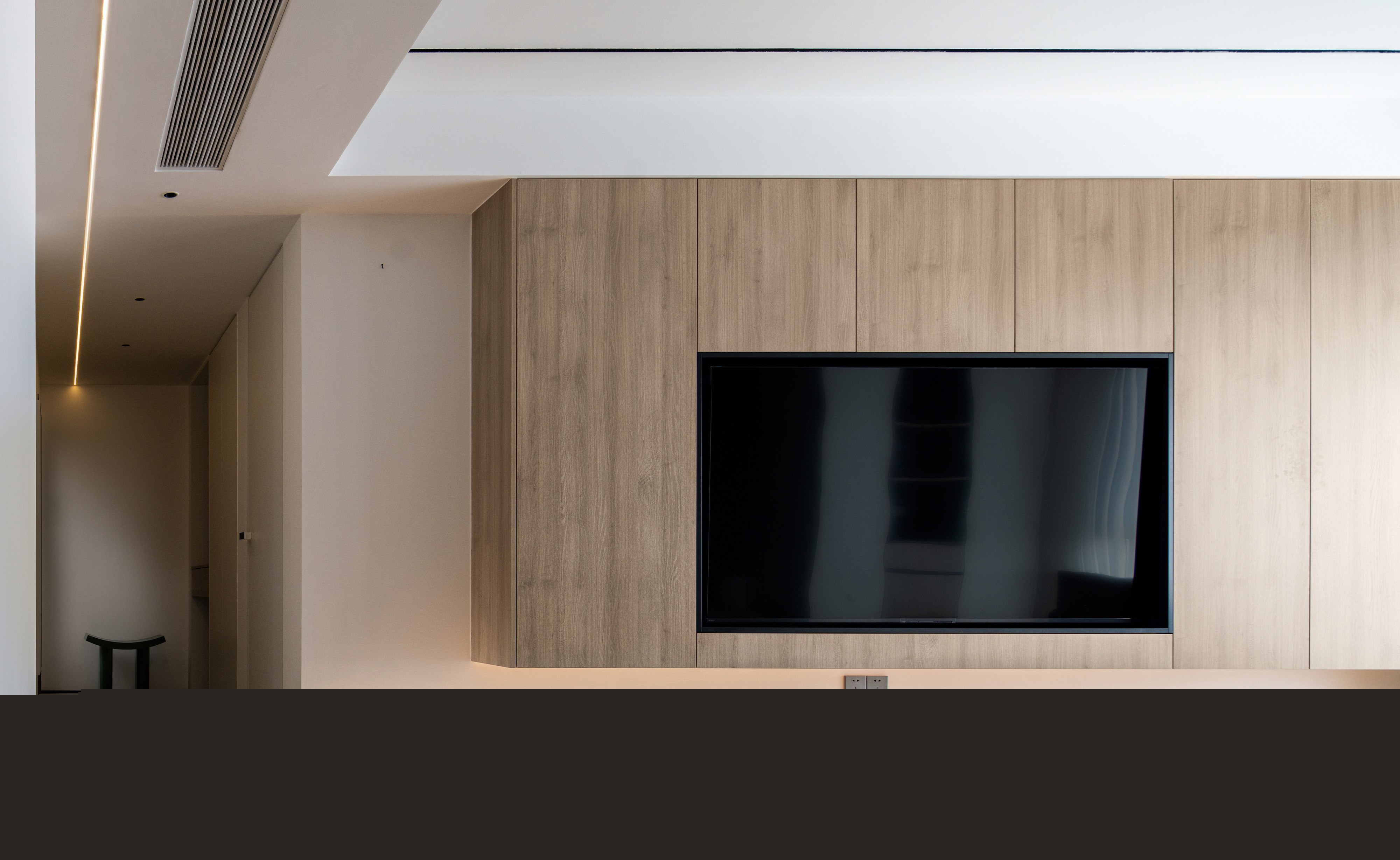 135 平极简原木风居所丨阿鹤设计-15