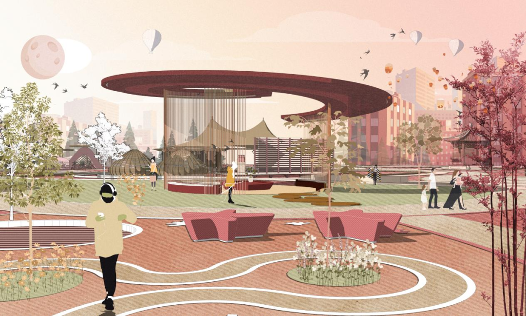 大四优秀毕设一举拿下“未来设计师大赛全国一等奖+江苏省一等奖+好创意江苏省三等奖”！非遗视域下的“板鹞风筝”主题环境空间设计！-182