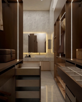 LM Project. Walk-In & Bathrooms Design