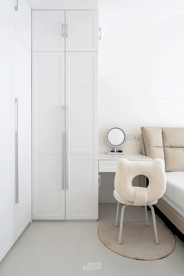 理想的奶油风,构建气质满满的未来四口之家丨中国北京丨久栖设计-42