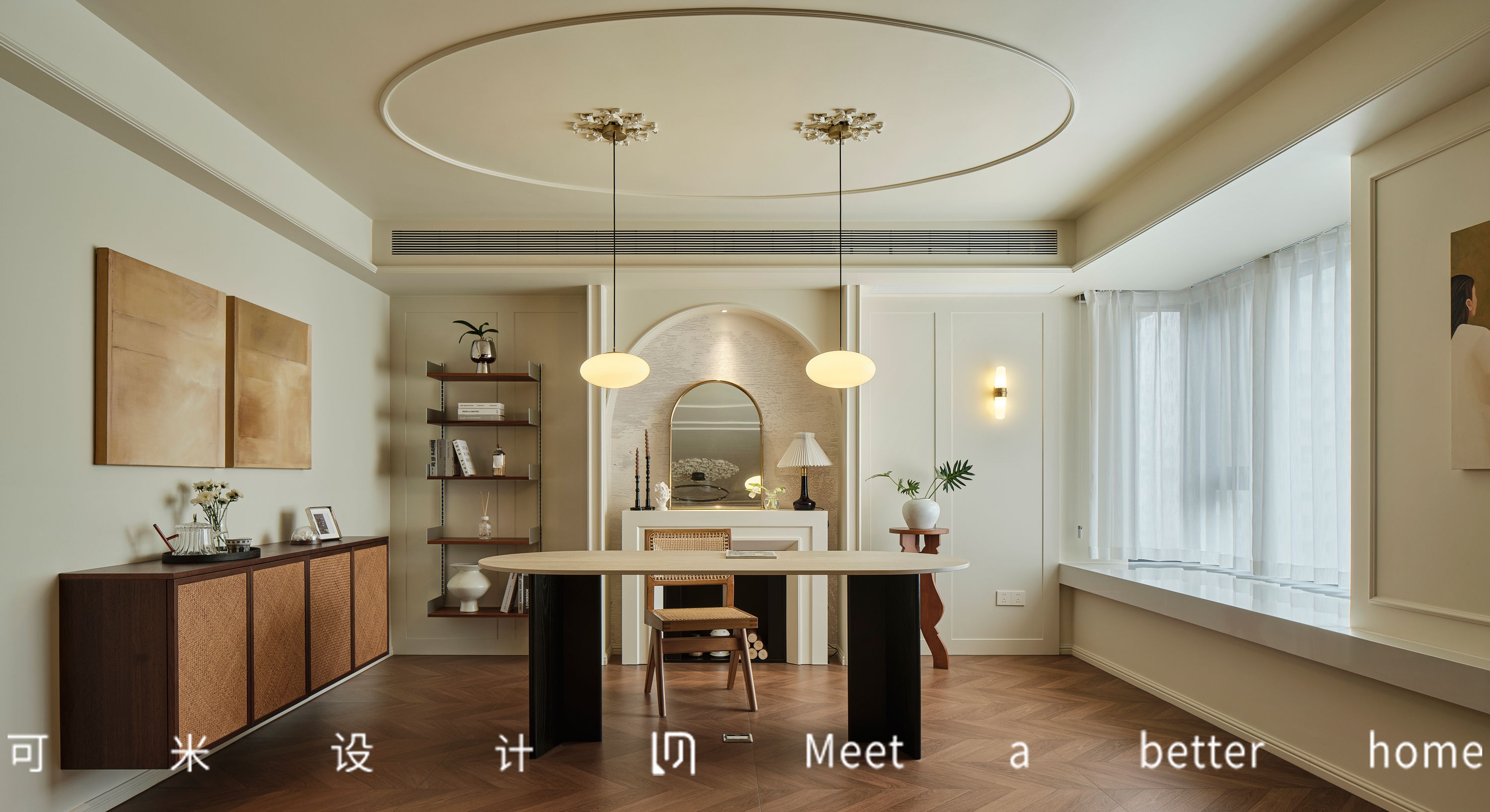 被问爆的复古风家装，我家每一处都长在审美点上-9