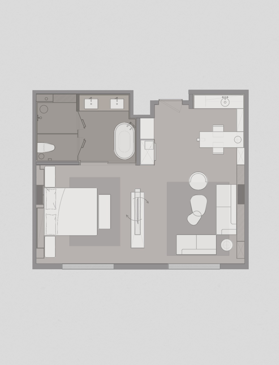 一个酒店丨中国三亚丨XIN辛视设计-84