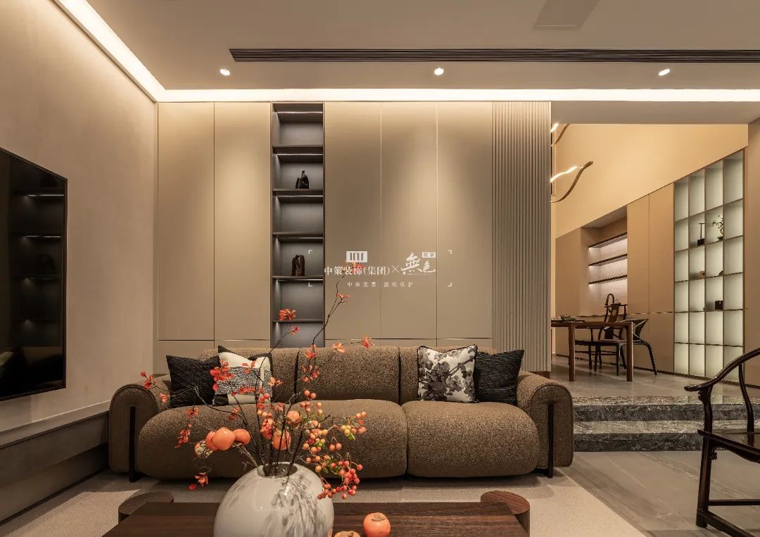 550㎡现代中式别墅丨中策装饰-41