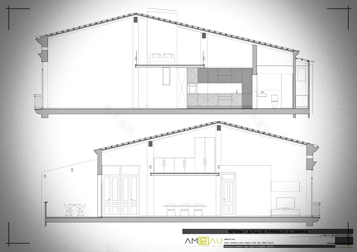 现代单室阁楼设计 简易建筑-45