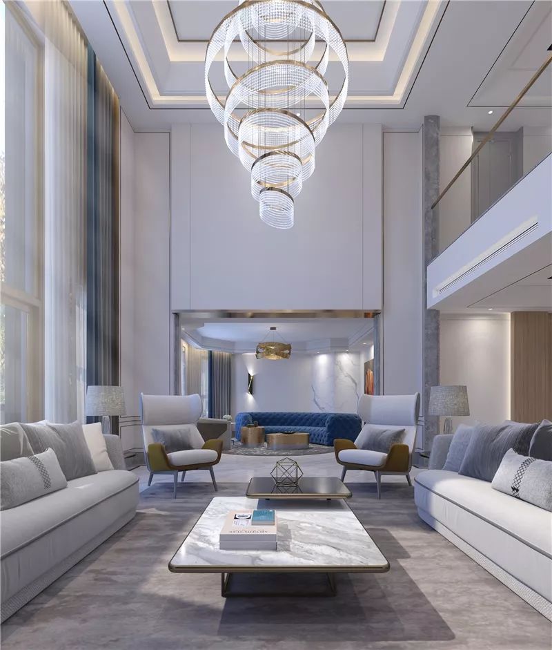 中海铂宫私宅别墅——现代简约与蒙德里安的完美融合-12