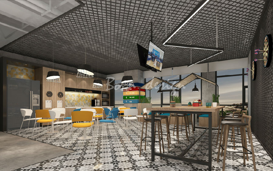 信息技术办公室空间设计-11