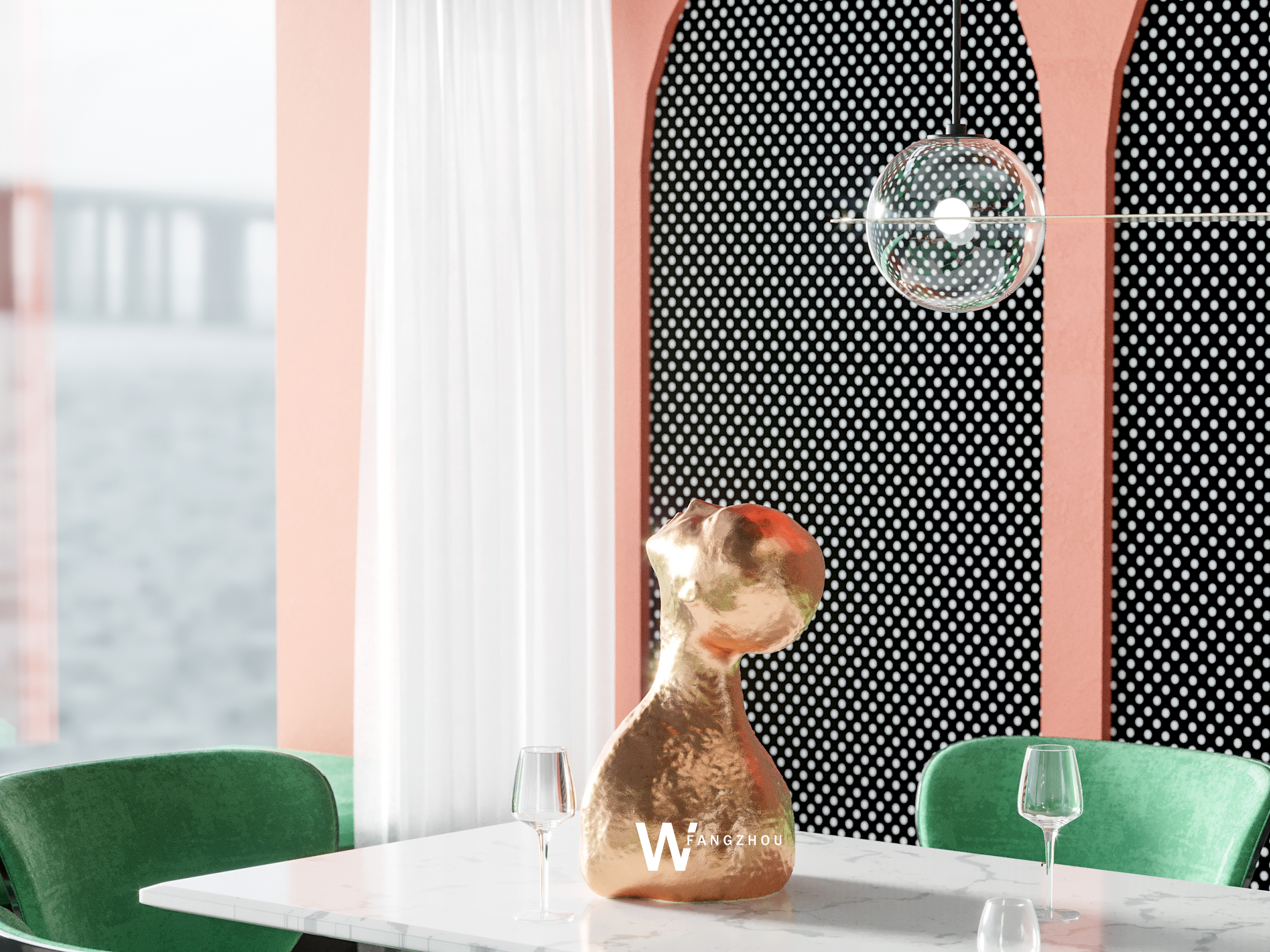 珊瑚橙系列2·波点与橙-14