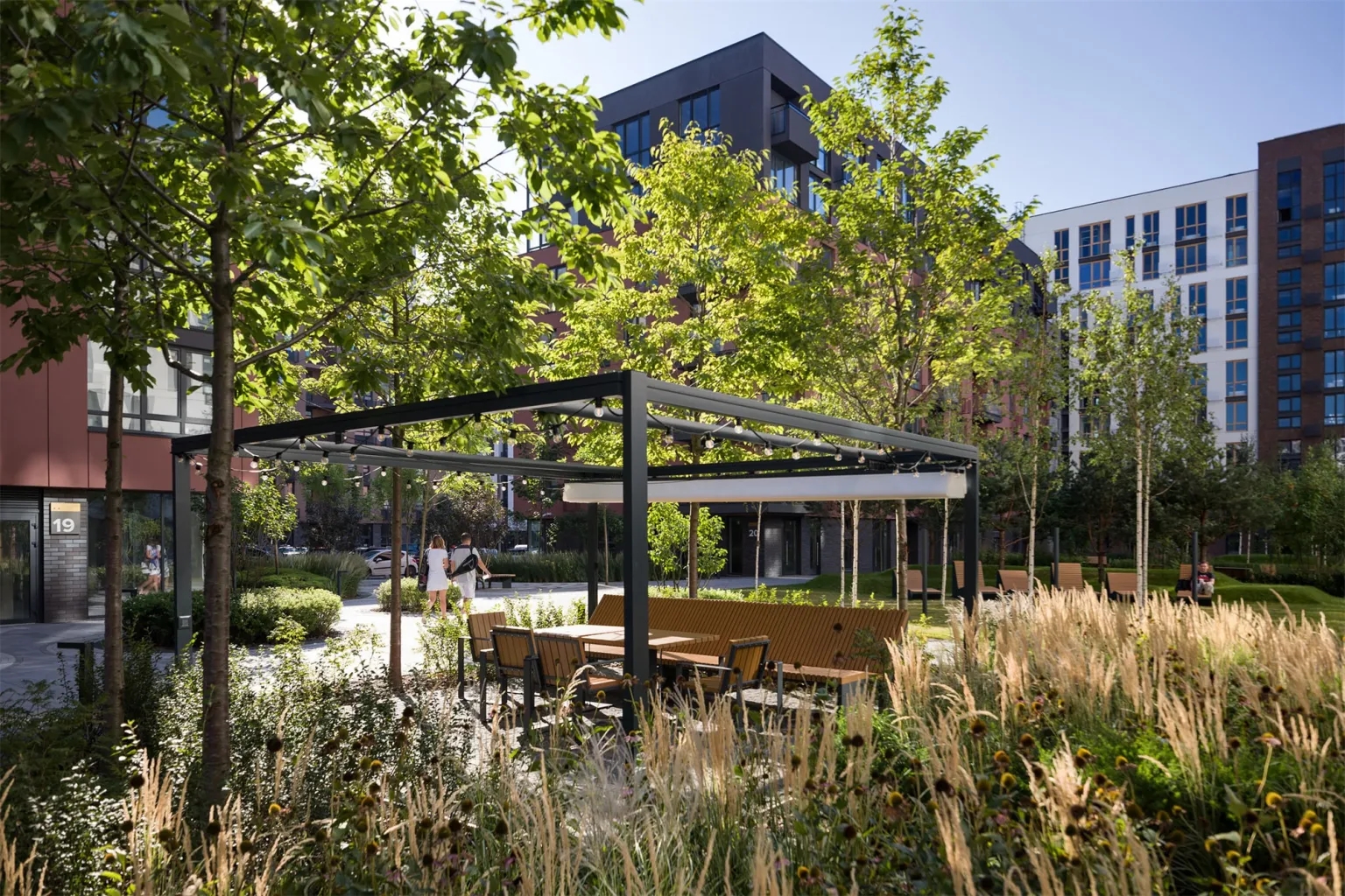 基辅 Fayna Town 住宅区景观丨乌克兰基辅-15