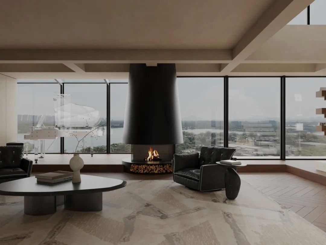 野奢绿意 · 550㎡空中湖景别墅设计丨HOMBLE 红柏设计-18