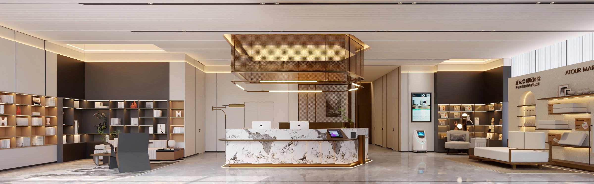 酒店大堂渲染设计-Jy-4