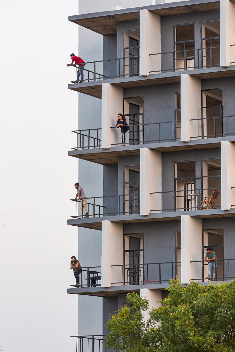 飞行墙壁招待所丨印度丨Dhulia Architecture Design Studio-23