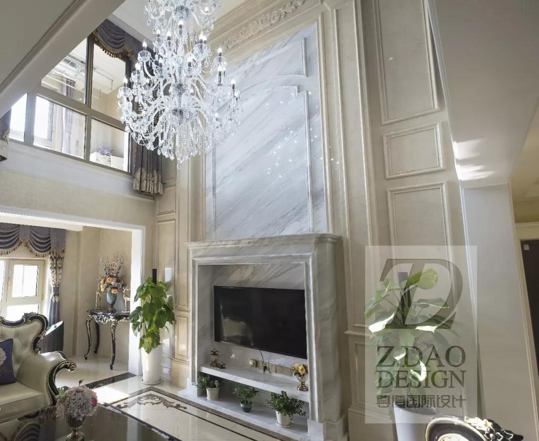 尊道国际设计 | 欧式奢华平层空间,尽显浪漫与温馨-7