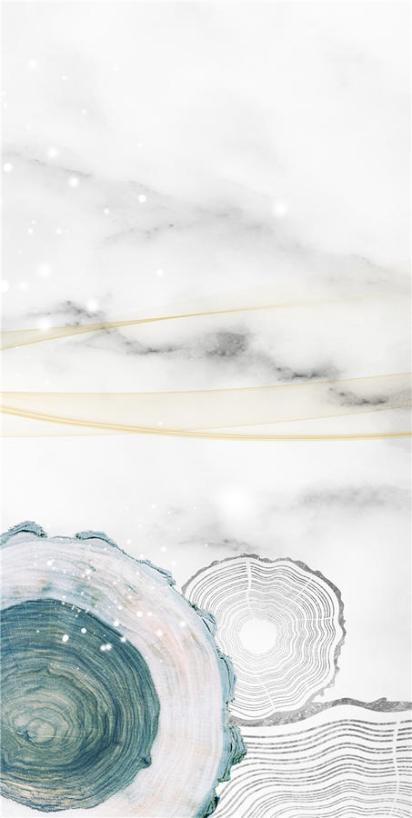 轻奢风 三联组合软装挂画-17