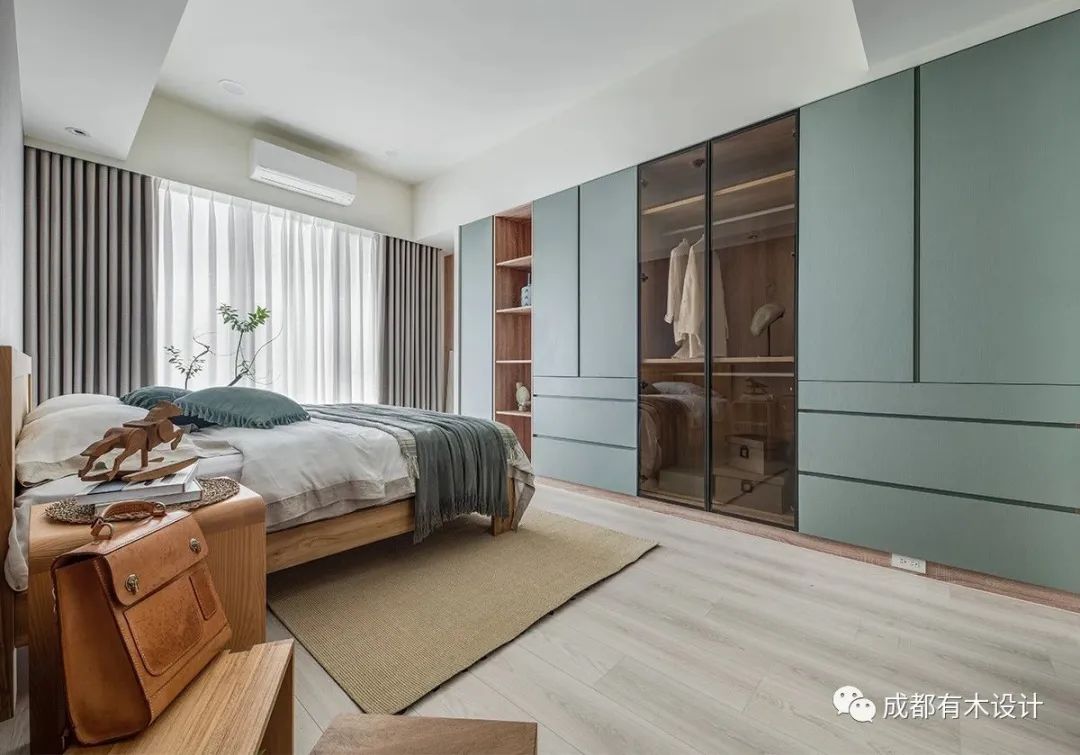 光与灰绿之间 · 简约新婚宅室内设计丨NOIICS-40