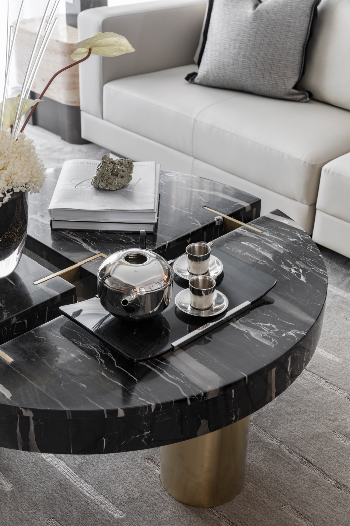 黑白灰的简约之美,璞辉设计打造现代质感住宅丨上海璞辉空间设计有限公司-14