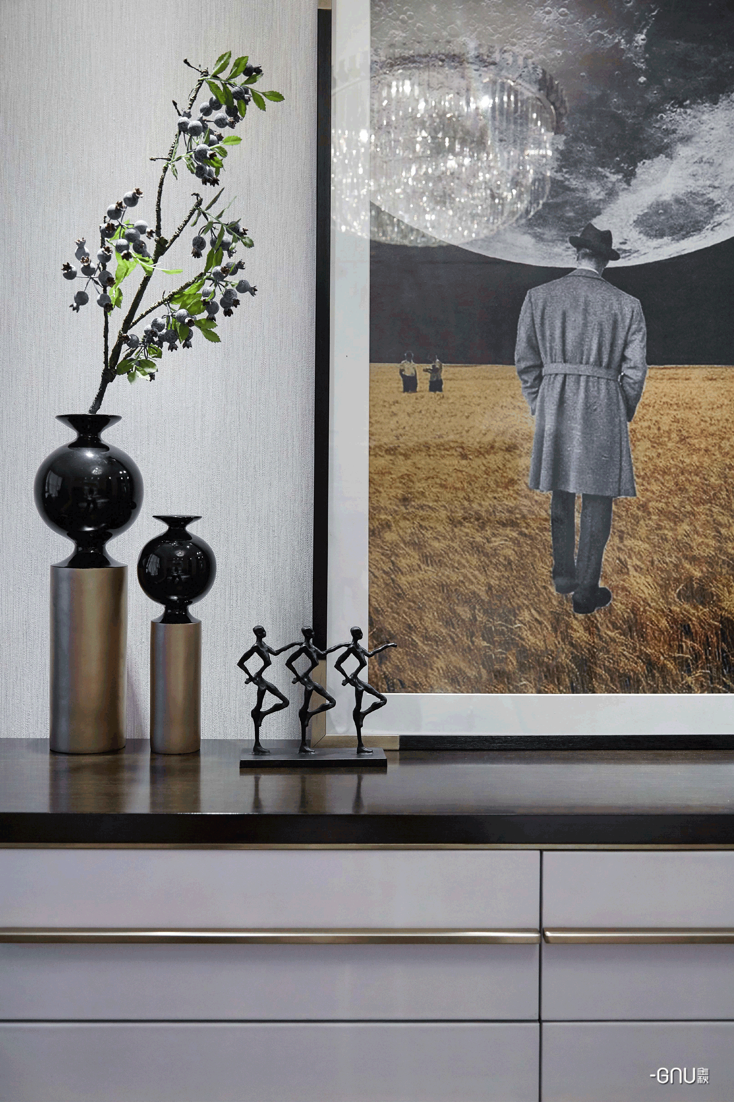 GNU金秋软装：中山万科城 | 轻轻奢华，诗意安居-1