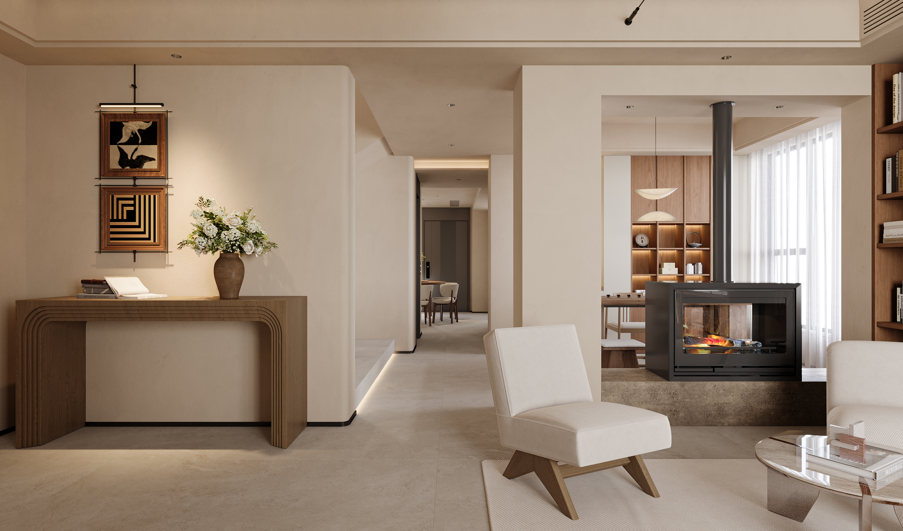 中古风家装：穿越时空的现代主义设计复兴-27