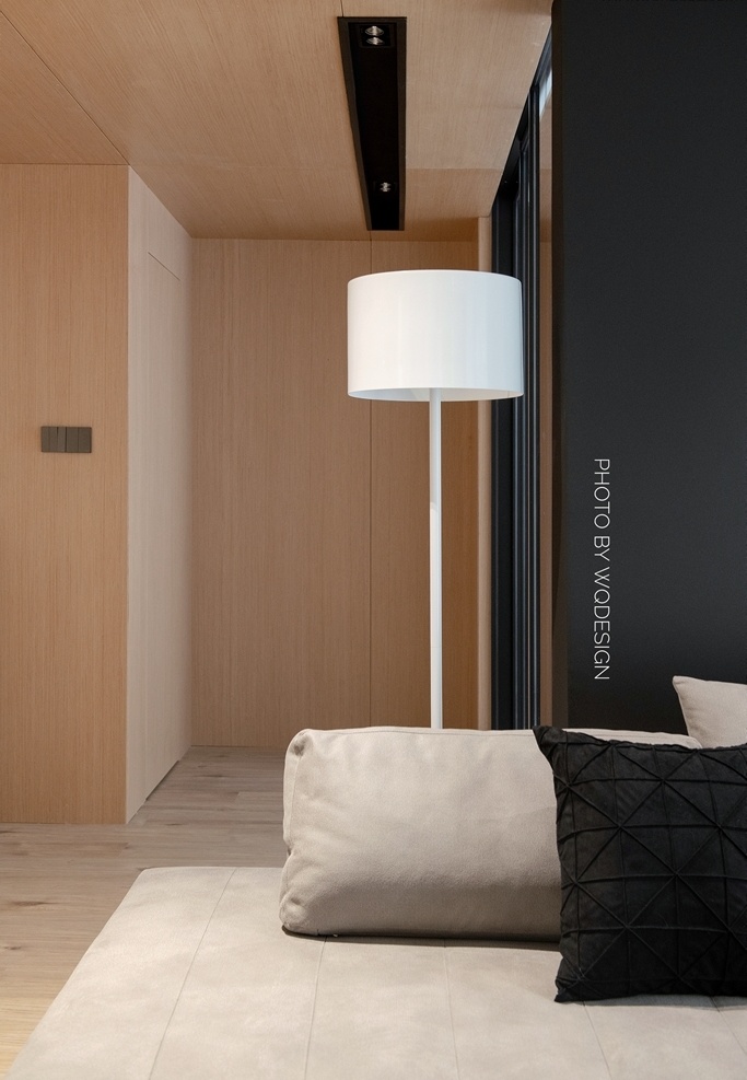 杭州江南国际城 105㎡原木极简空间设计-22