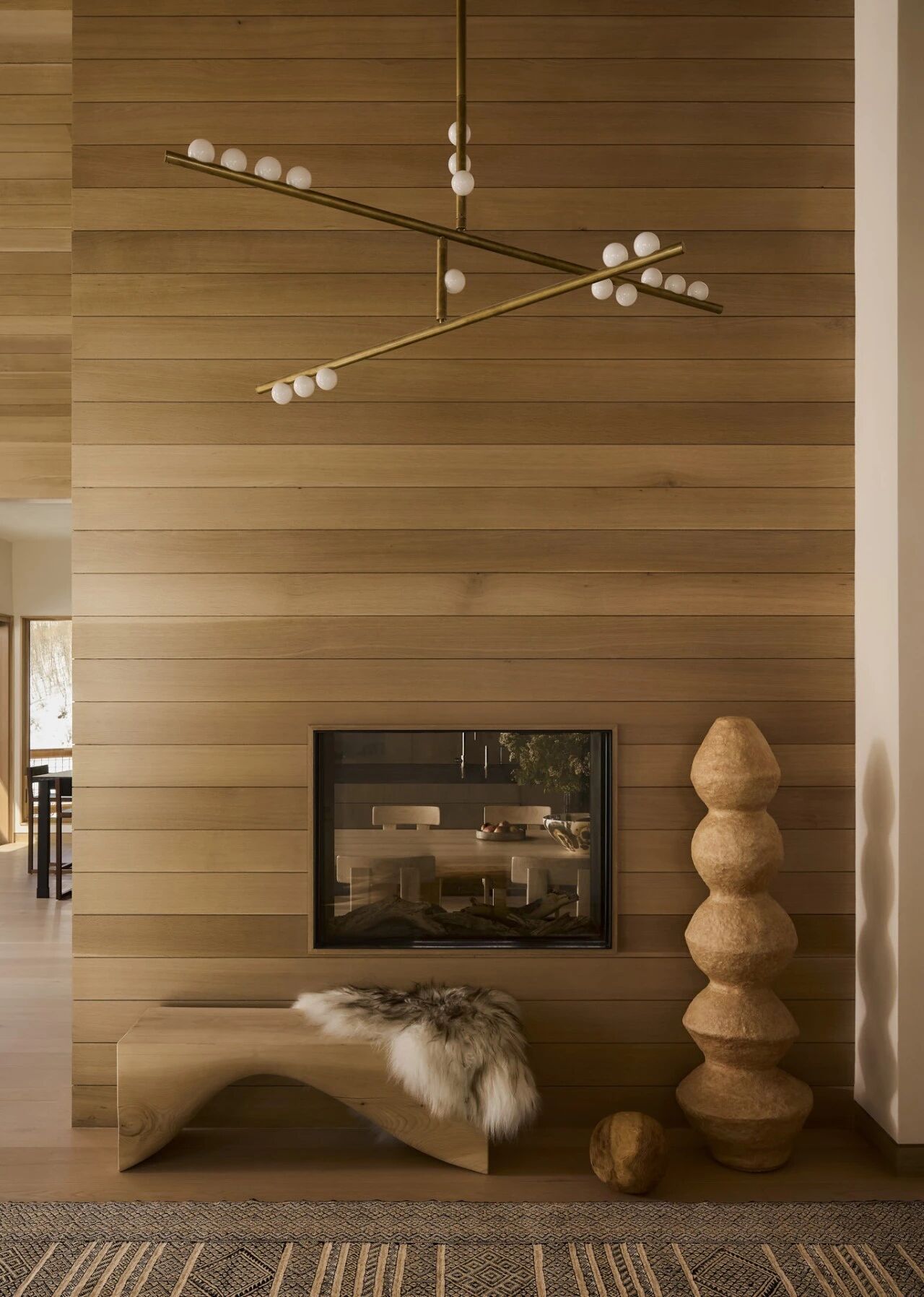 SVK Interior Design高山上的宁静雪屋丨旧金山室内设计师Senalee Kapelevich-4