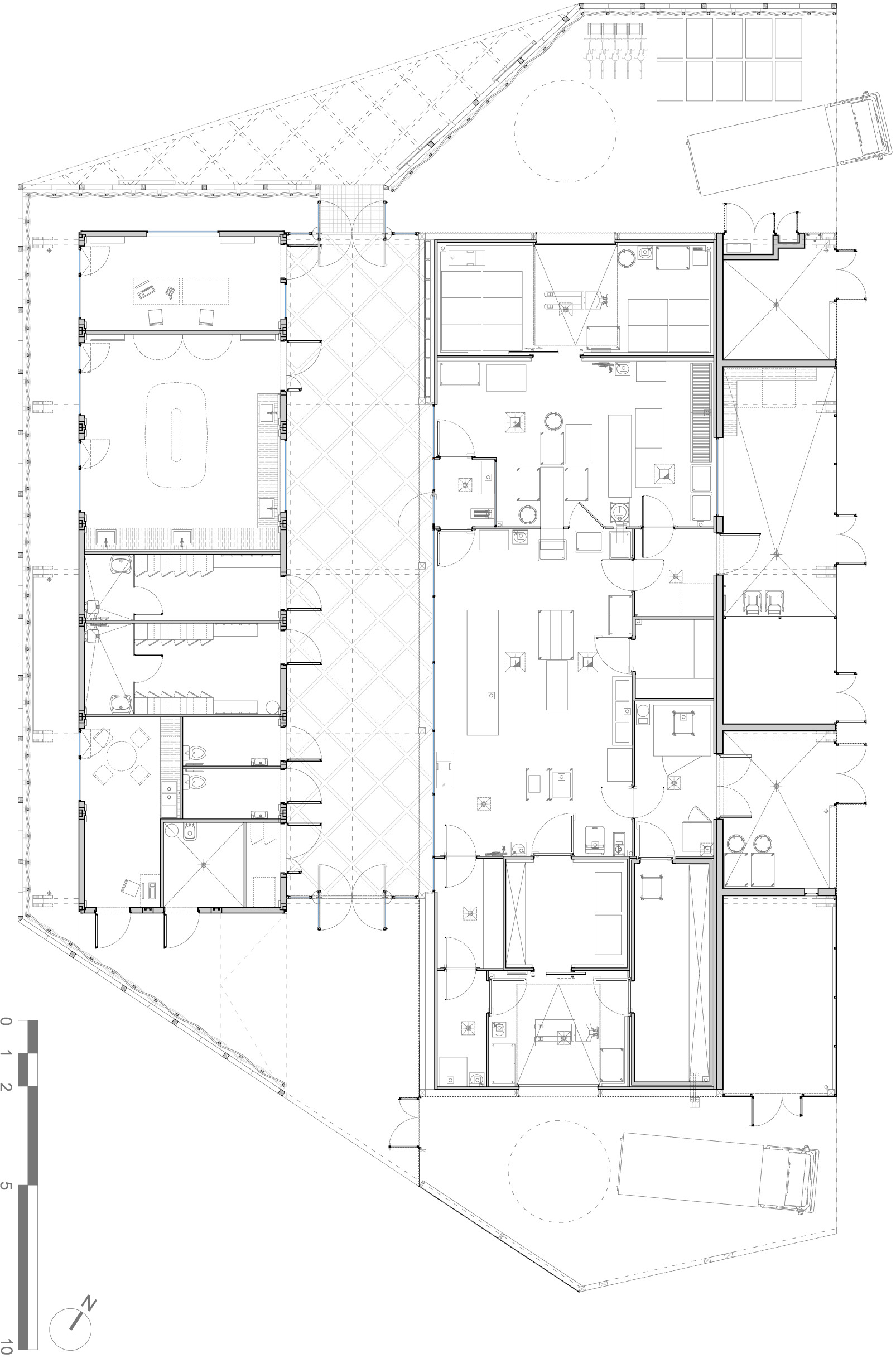 校园绿意 · 蔬菜加工车间与教学结合的设计-81