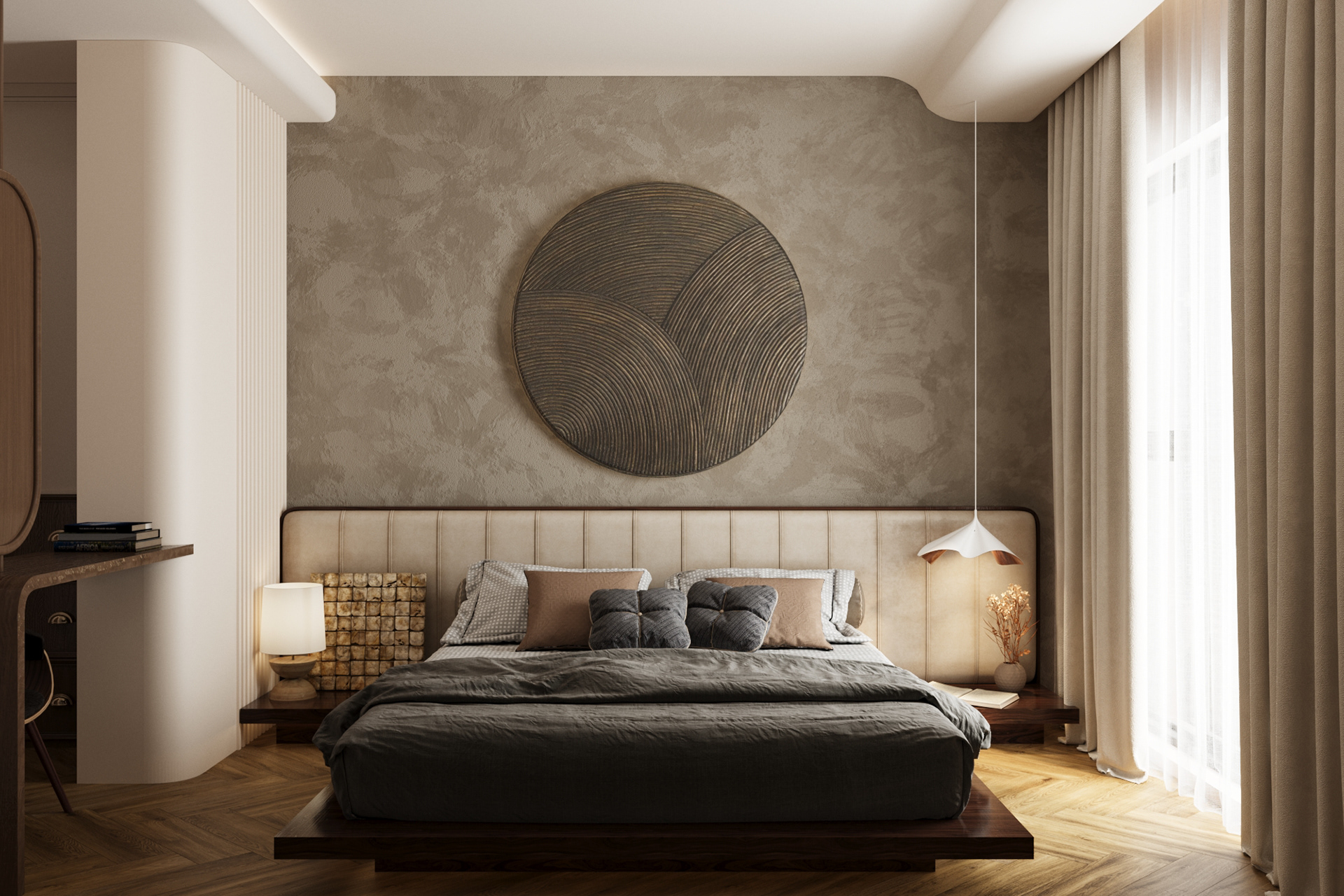 Masteri CentralPoint Apartment - Japandi Style-9