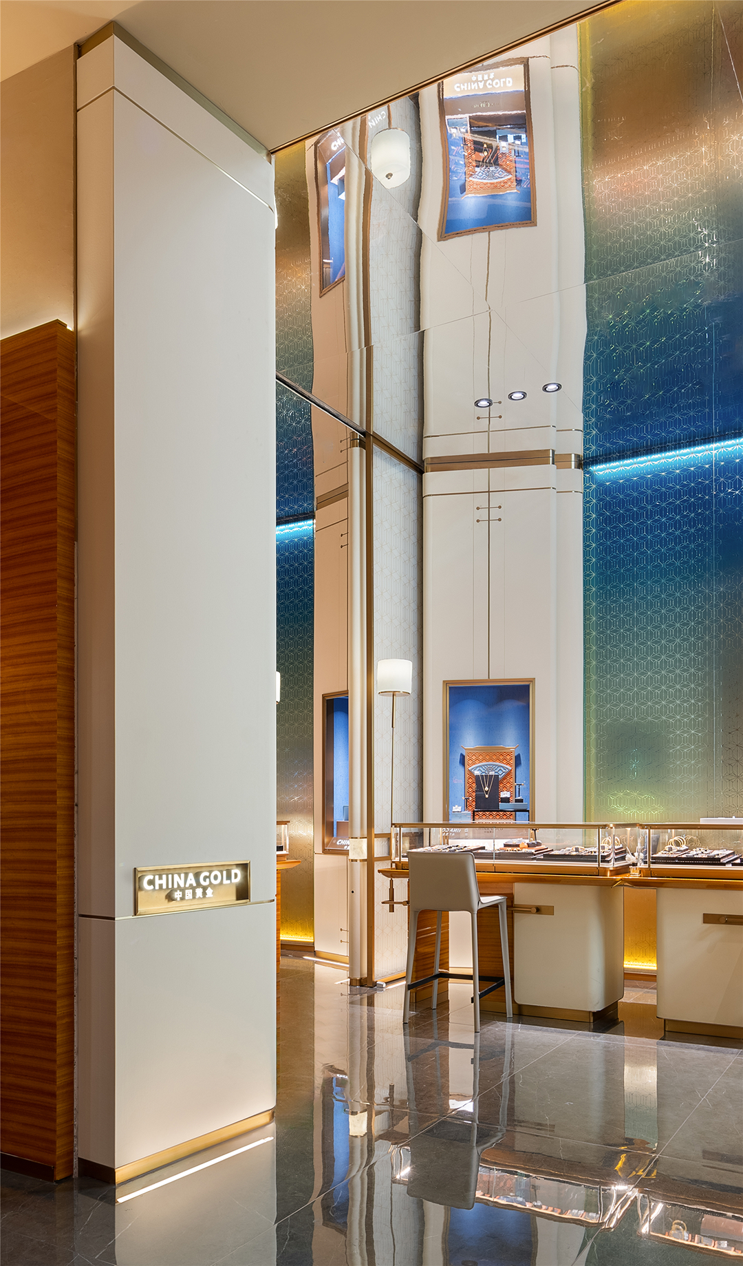 中国黄金国际旗舰店丨中国山西丨佰第设计-21