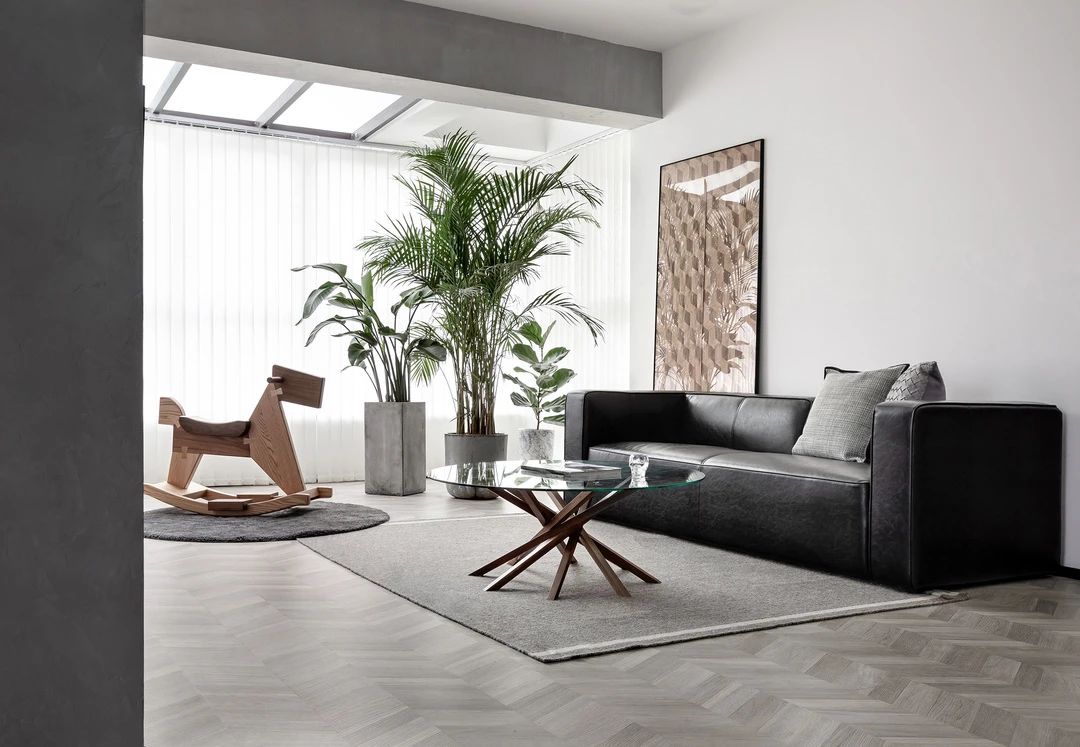 军人夫妻的硬朗现代轻工业风之家-11