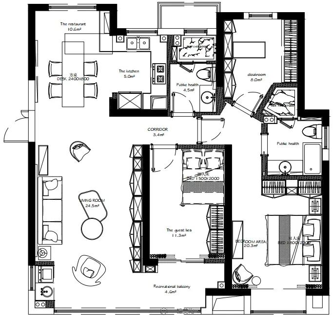 悦华城 168㎡现代明亮住宅丨中国宁波丨BBSDESIGN 半杯水设计-28