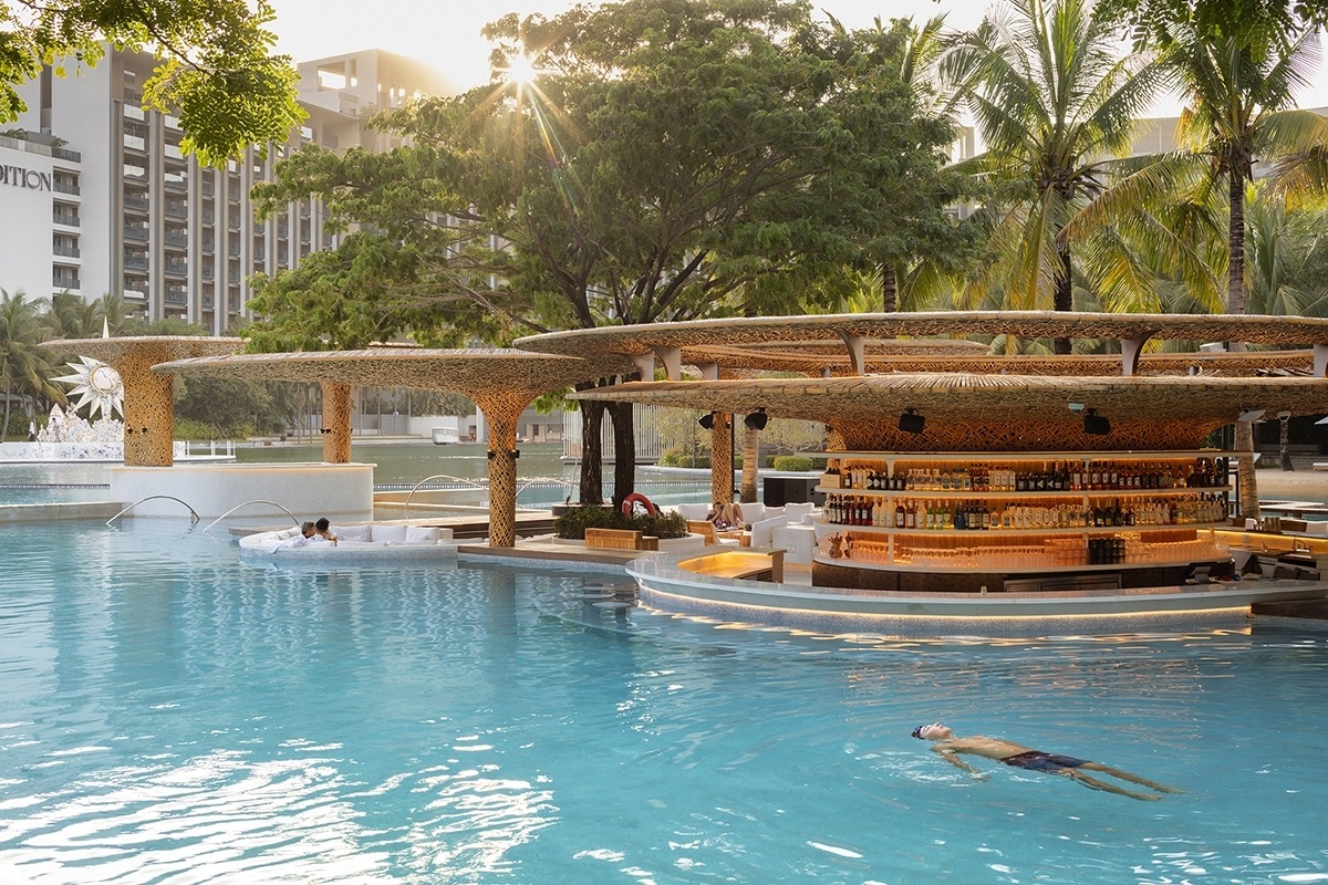 三亚艾迪逊酒店海滩俱乐部丨中国三亚丨万社设计-41