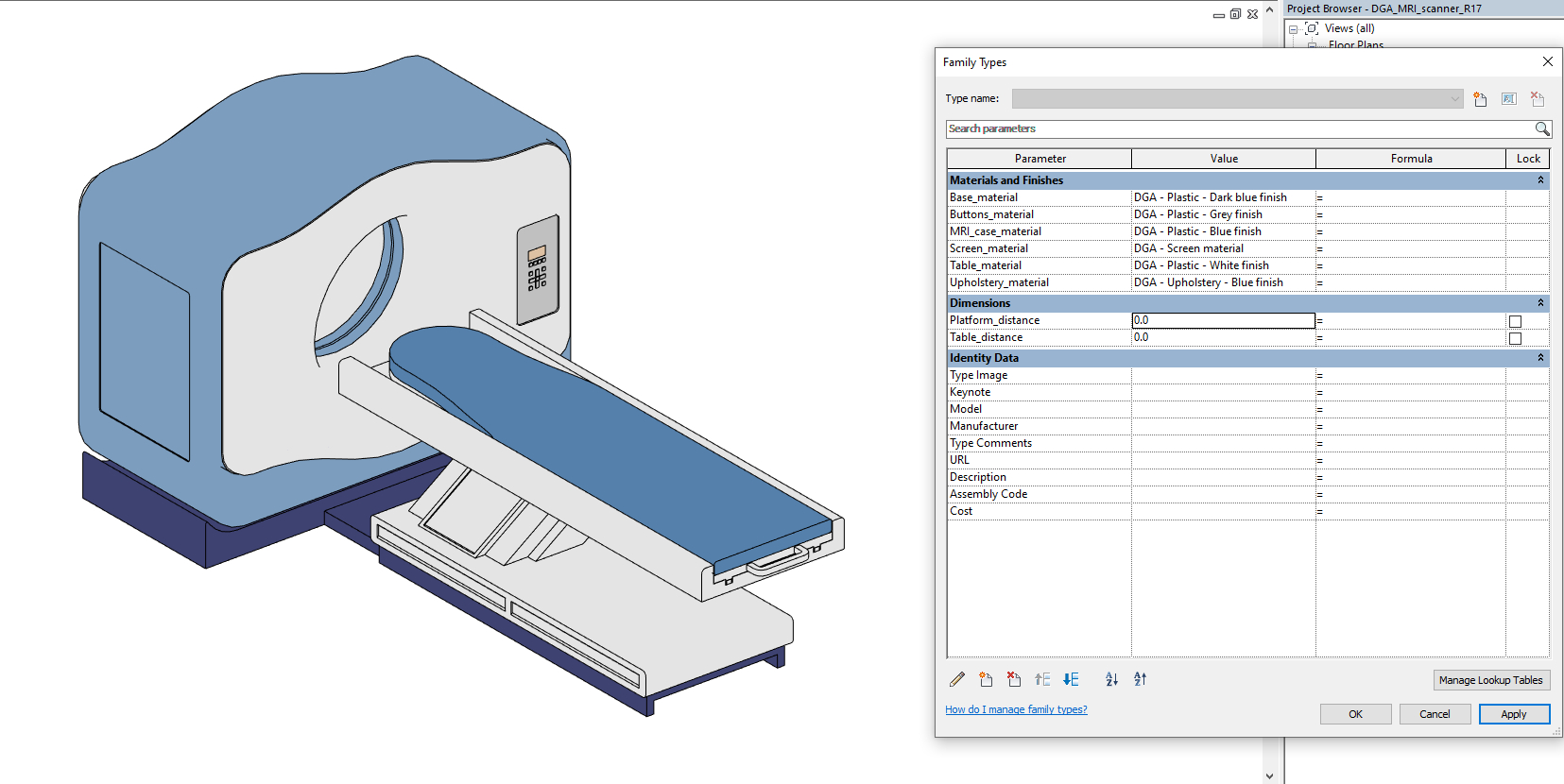 MRI scanner Revit 模型-10
