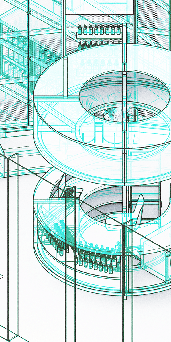 Carita Canalla / Barber Shop / Axonometrics-6