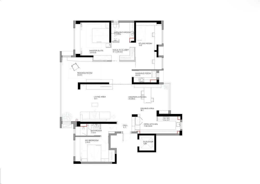 上海 200㎡海滨居所丨中国上海丨FF DESIGN 费弗空间设计-55