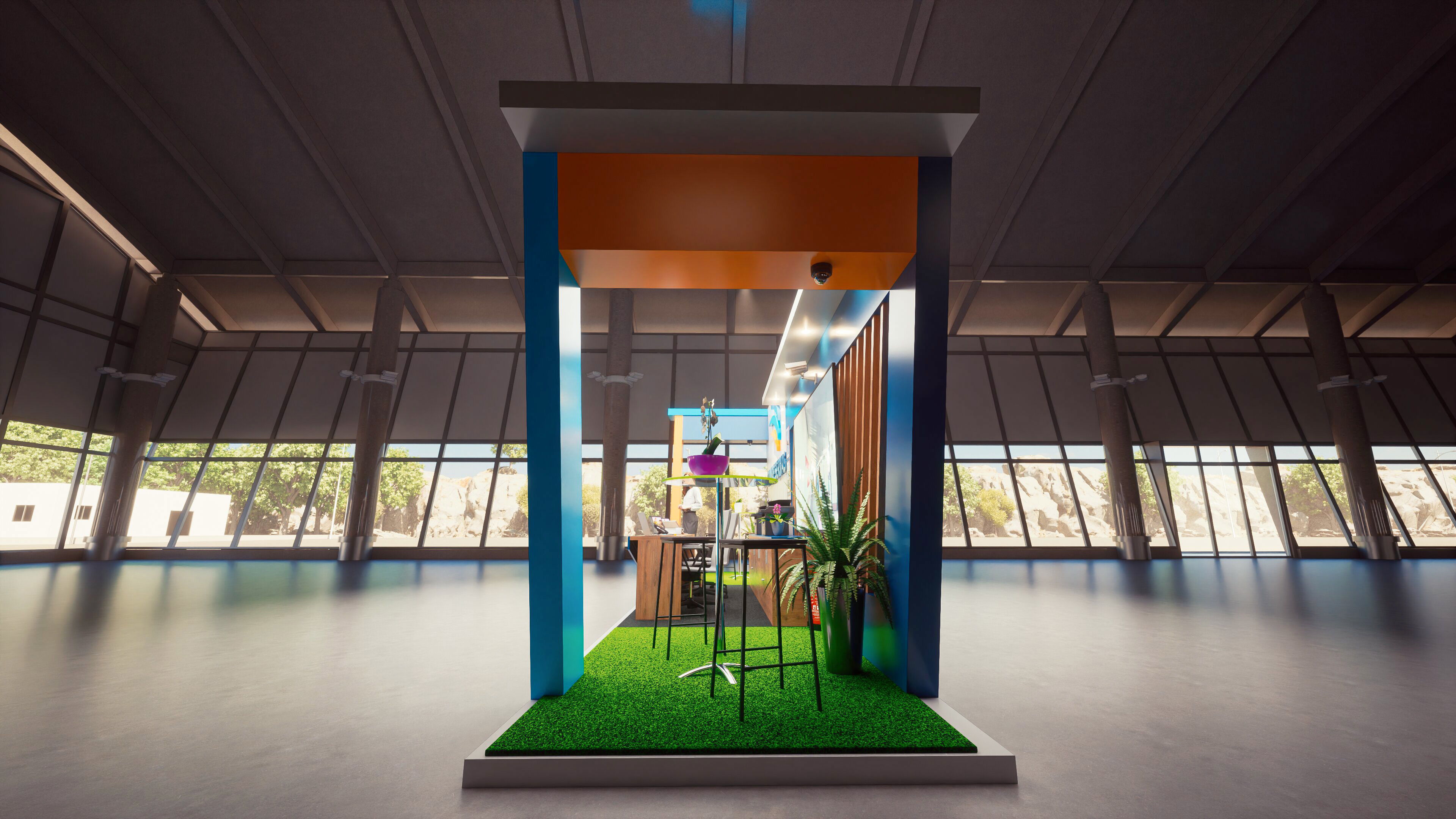 Banreservas bank stand design-8