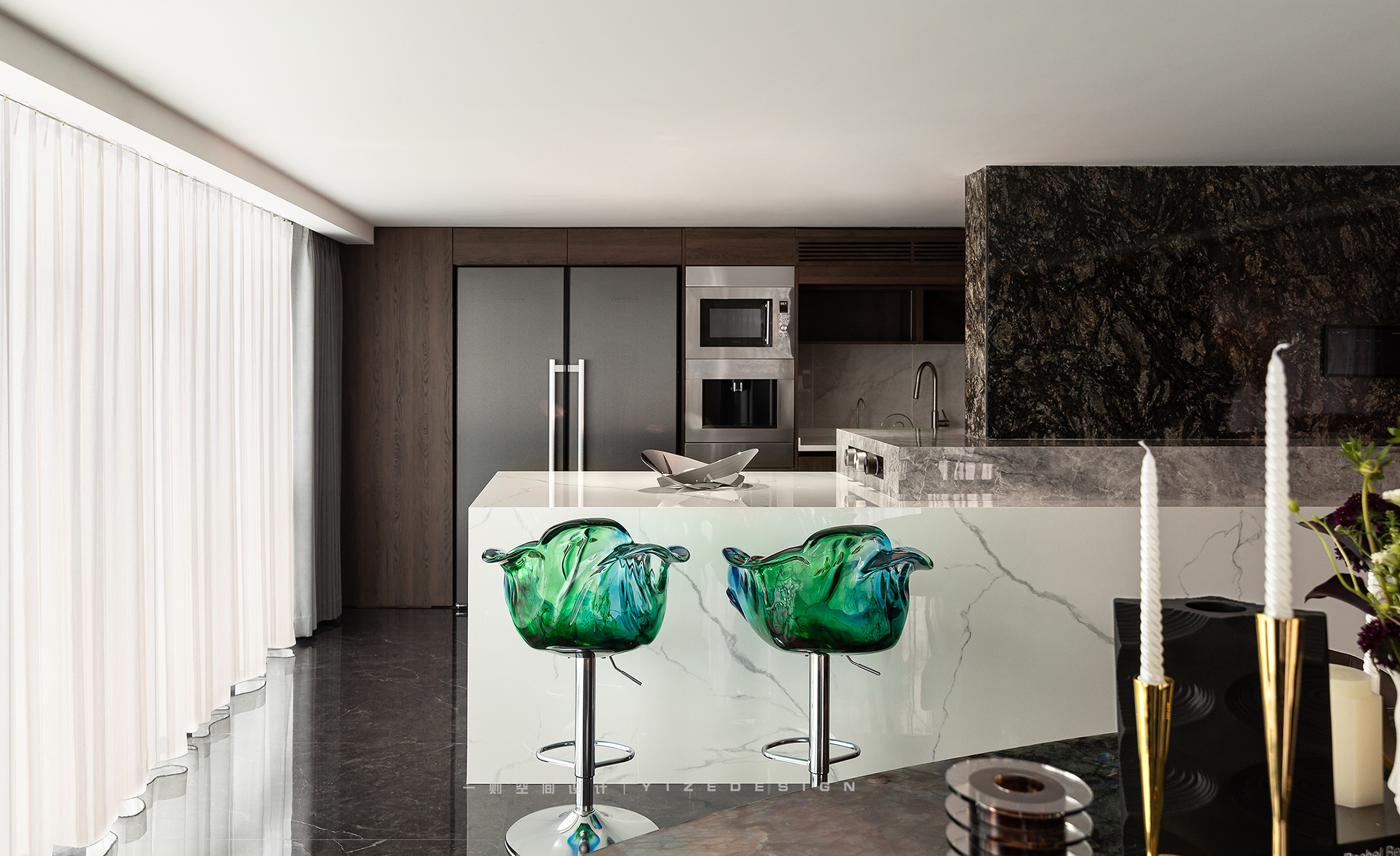 现代轻奢杭州跃层住宅设计丨中国杭州丨赵艺哲设计工作室-37