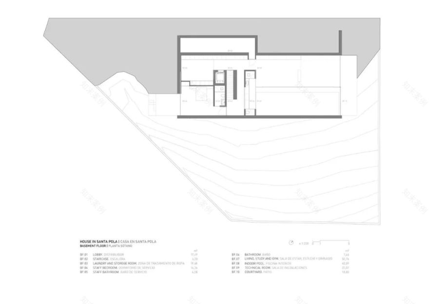 白色极简,融入自然的住宅设计-108