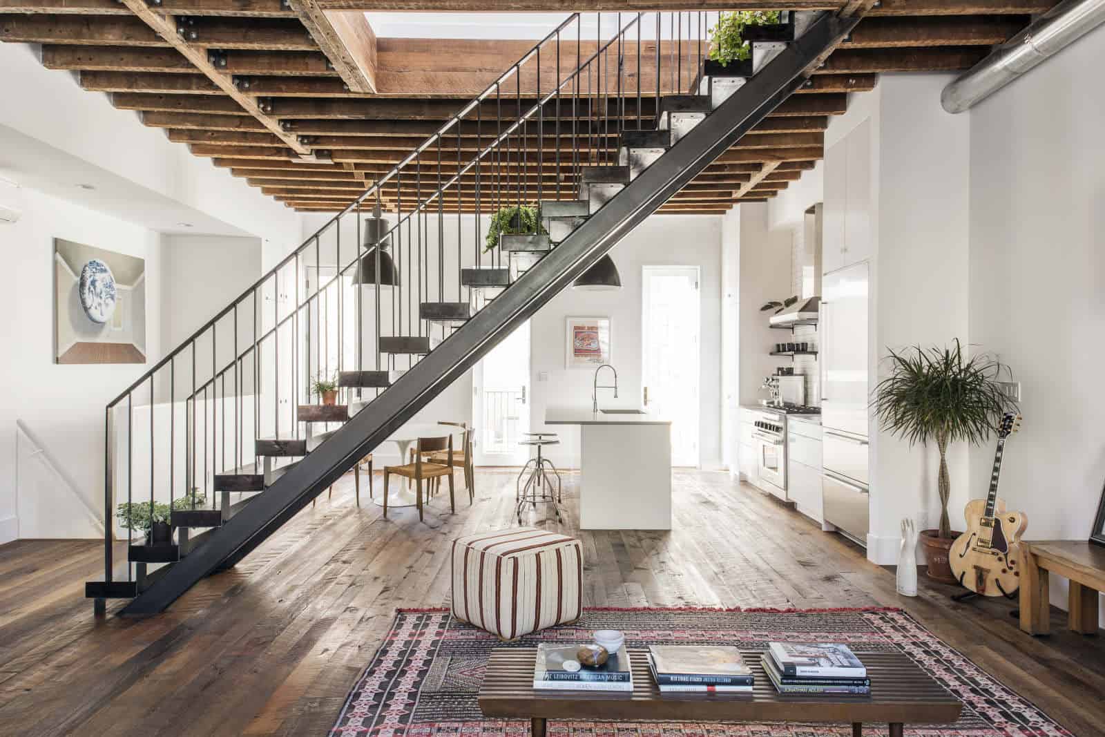 Contemporary townhouse in New York features loft-like aesthetic-0