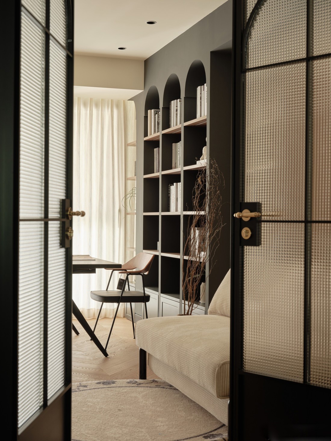 177㎡大平层高级感装修法式中古丨启物空间设计-43