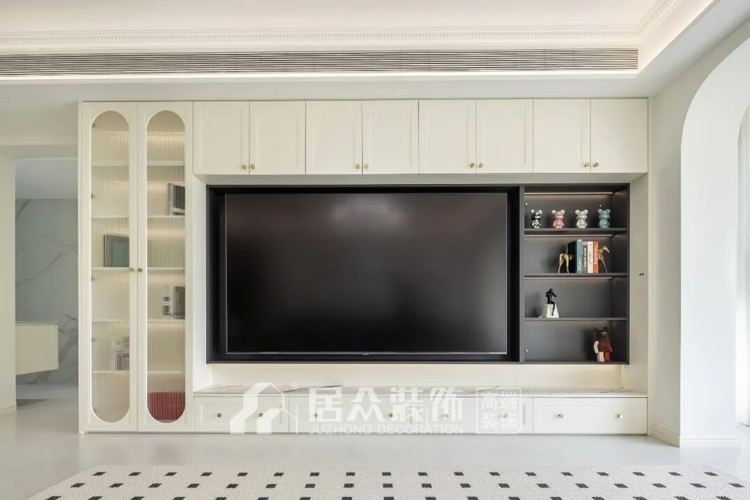 【居众实景作品】宝能城花园154㎡现代奶油风：一抹奶油治愈所有喧嚣-33