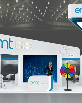 Design concept for exhibition stand - EMT