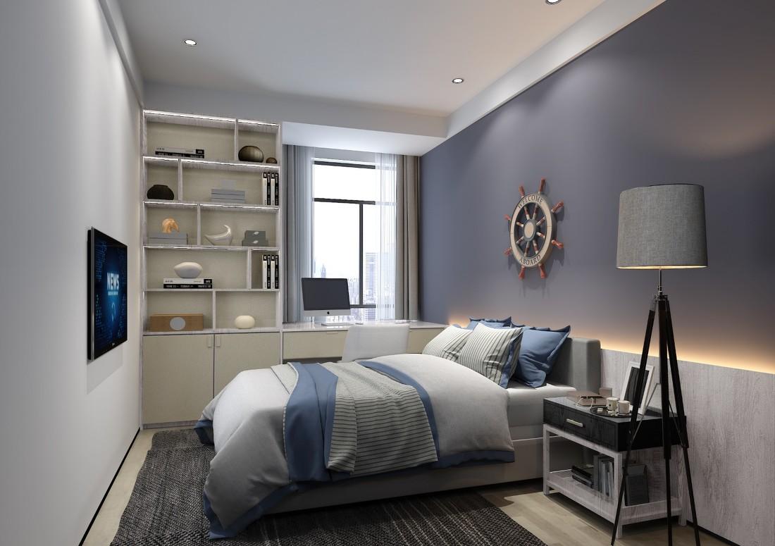 高级黑白灰,简约现代的家居设计-12