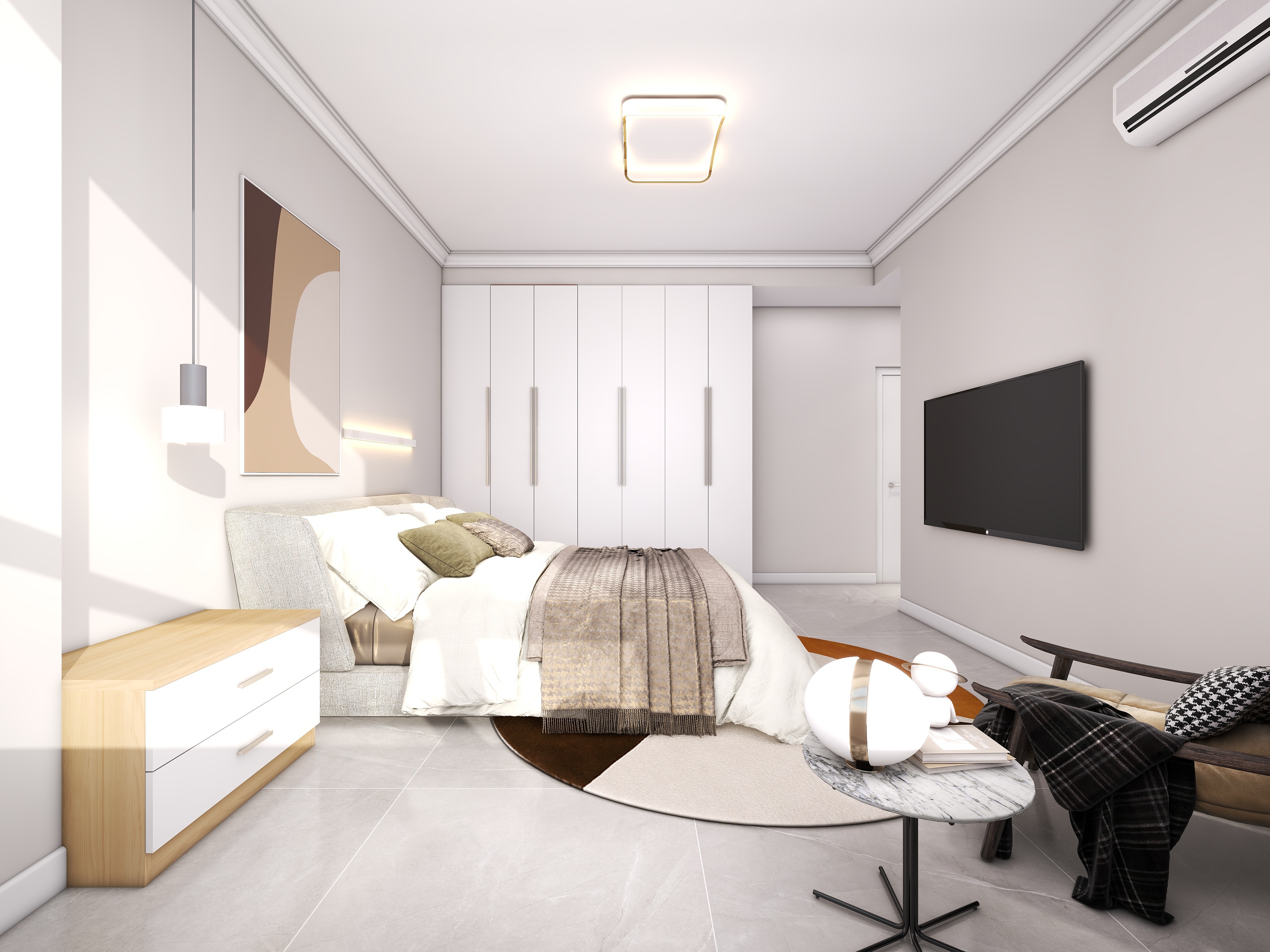 四川成都听湖九园（142平现代简约四居室）-57